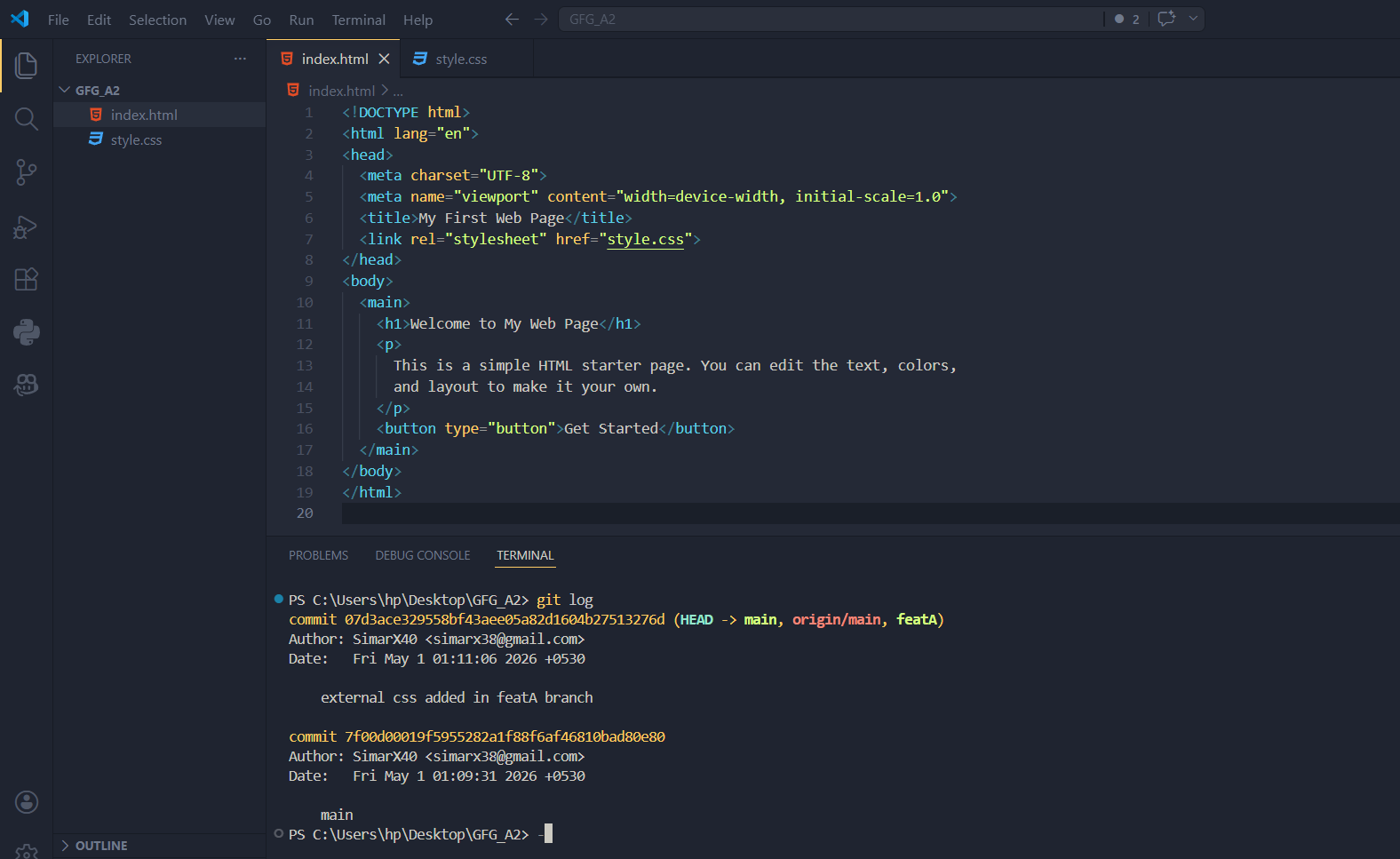 Git Log